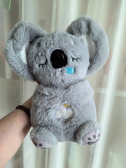 Sound Machine Soothe 'N Snuggle Otter Portable Plush Baby Toy with Sensory Details Music Lights & Rhythmic Breathing Motion