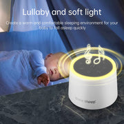 Portable Soft Night Light Sleep Aid Baby White Noise Machine with Comfortable Sounds for Kids' Sleep