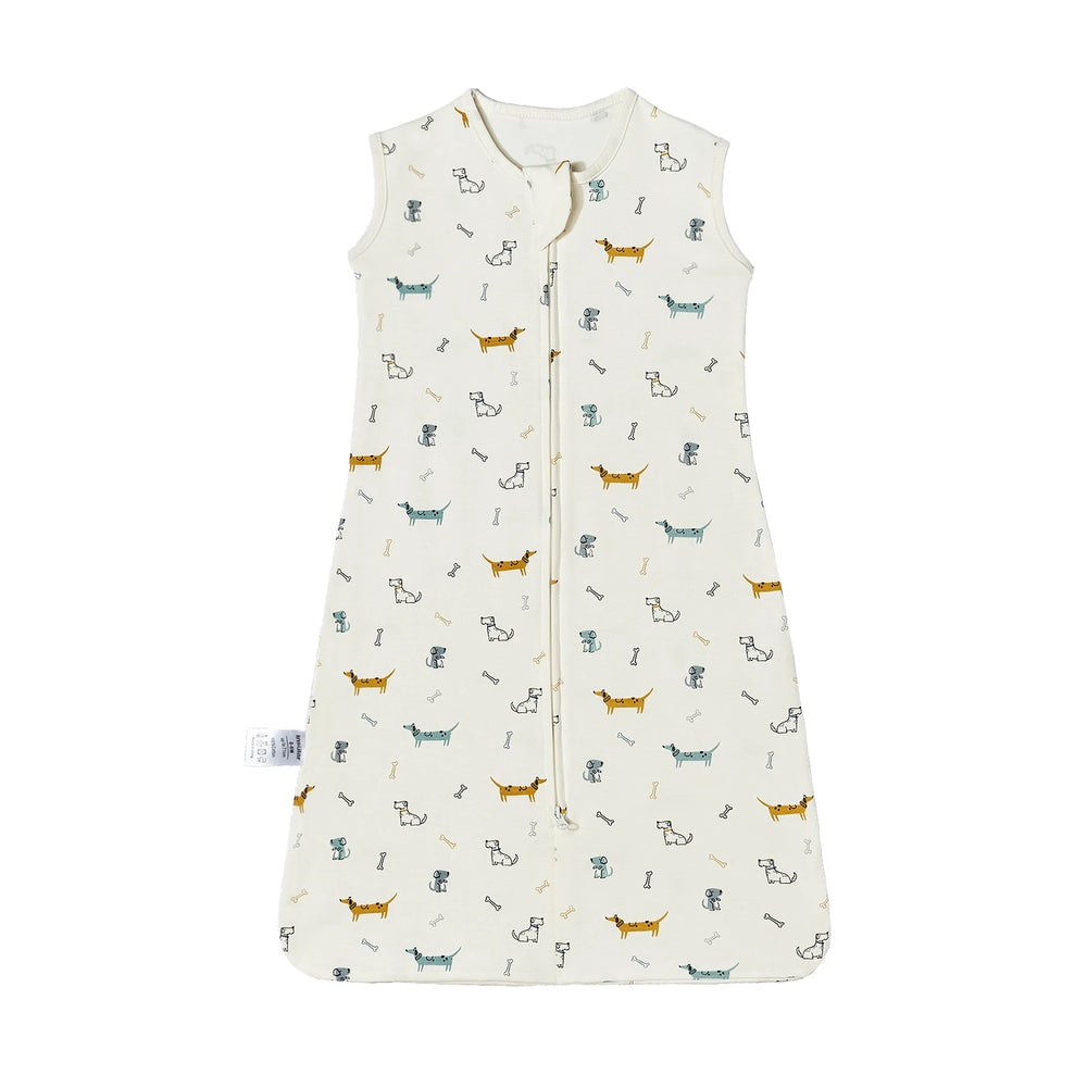 New Cotton Fabric Baby Sleeping Bags Sleeveless Vest Newborn Child Anti-Kick Quilt Summer Thin Two Way Zipper Baby Sleeping Sack